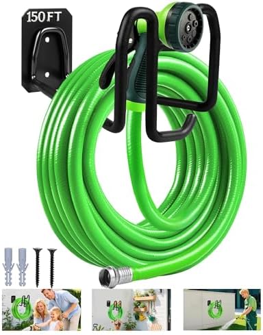 Garden Hose Holder Wall Mount Water Hose Holders for Outside by StuffedAnimalHanging