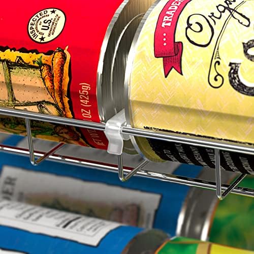 Deco Brothers Stackable Can Rack Organizer Holds Up to 36 Cans, Chrome - Image 5