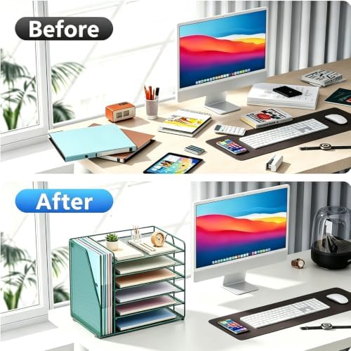 gianotter 6-Tier Paper Organizer With Magazine Holder - Image 2