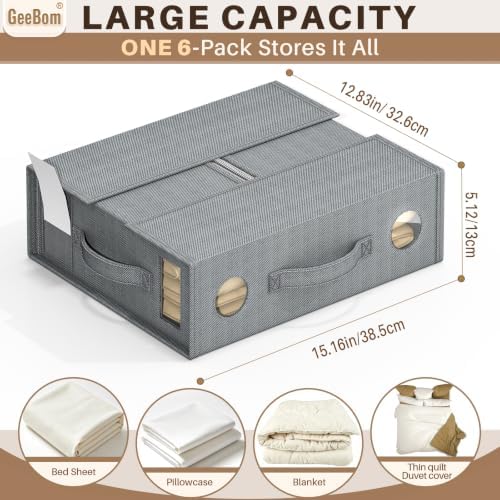 6 Pack Sheet Organizers and Storage, Thickened & Durable Sheet Organizer - Image 5