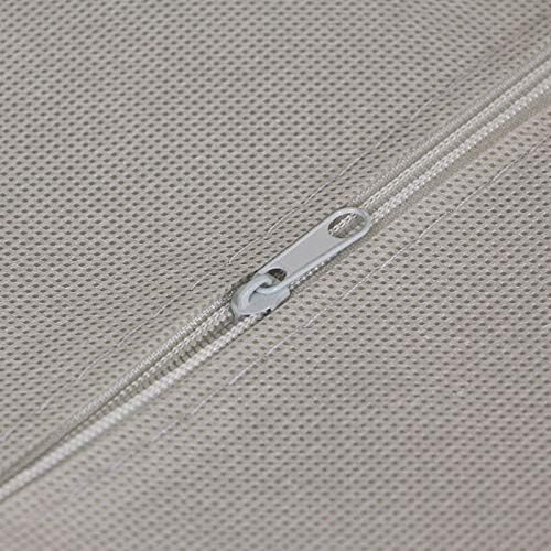 DIOMMELL Set of 6 Foldable Cloth Storage Box Closet Dresser Drawer Organizer Fabric Baskets Bins Containers Divider for Clothes Underwear Socks Lingerie Clothing, Grey 00-0600 - Image 7