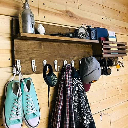 Zaybod 15 PCS Coat Hooks | Robe & Backpack Hooks with 30 Screws (White) - Image 2