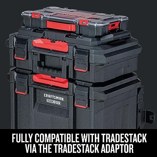 CRAFTSMAN VERSASTACK Storage Organizer, Small Parts Organizer, 20-Compartments, Lid Includes Secure Latch (CMST17828) - Image 5