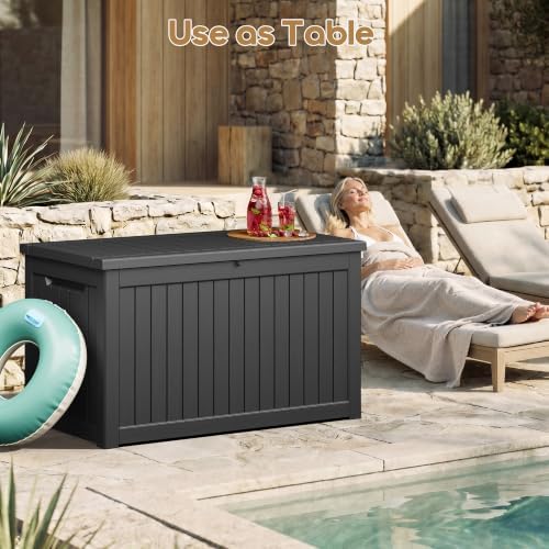 Outdoor Storage Box Waterproof, 300 Gallon Deck Box for Patio Storage - Image 6