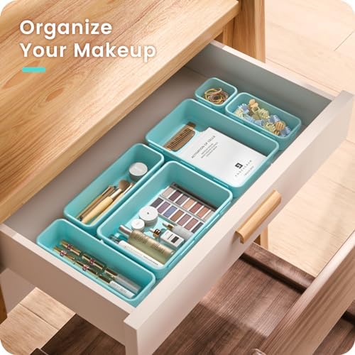 A-LuGei 【Military Grade】 Drawer Organizer for Vanity Bathroom Makeup Desk - Image 3