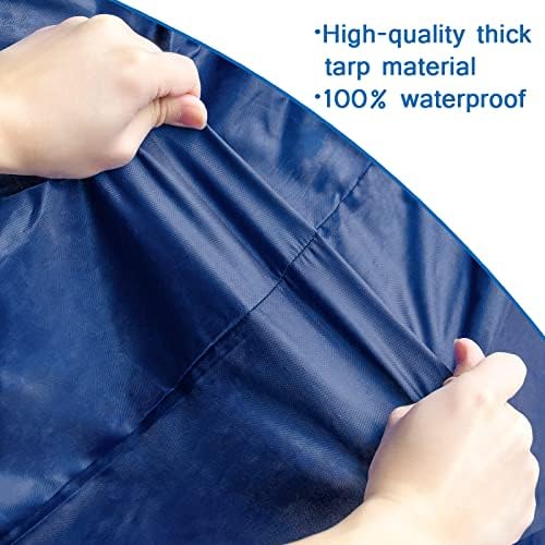 Coldwind Mattress Bags for Moving and Storage,Waterproof Mattress Cover for Moving with Heavy Duty Handles, Strong Zipper, Reusable, Moving Supplies & Moving Bags,Queen Size,Navy,2 Pack - Image 3