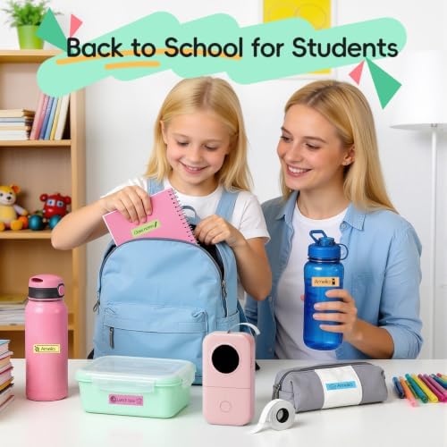 Phomemo Label Maker, Bluetooth Mini Portable Label Printer for Home School - Image 2