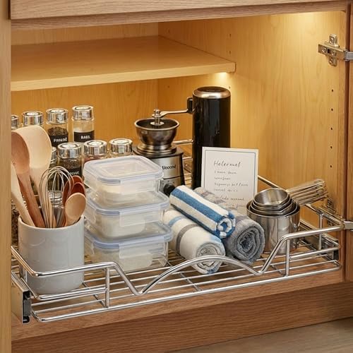 HOLDN’ STORAGE Pull Out Cabinet Organizer, 30”W x 21”D Cabinet Drawer - Image 7