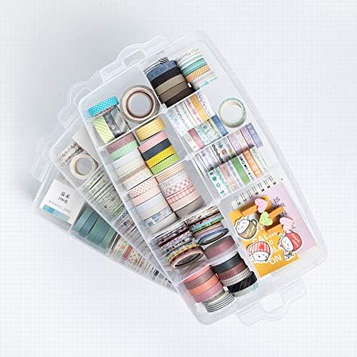 Sooyee 3-Tier Stackable Craft Organizers and Storage Box, Clear - Image 6