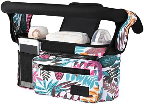 Momcozy Universal Stroller Organizer with Insulated Cup Holder by Momcozy