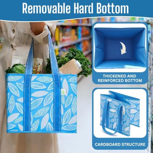 VENO 3 Pack Heavy Duty Reusable Grocery Shopping Bags Utility Tote - Image 5