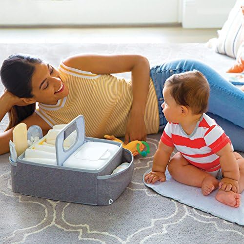 Munchkin® Portable Diaper Caddy Organizer, Grey - Image 2