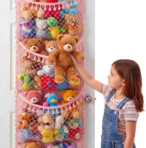 Ofiray-home Cotton Over The Door Stuffed Animal Storage - Image 7