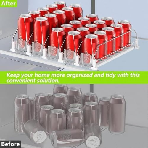 IBORING Drink Organizer for Fridge,Holds up to 30 Cans - Image 5
