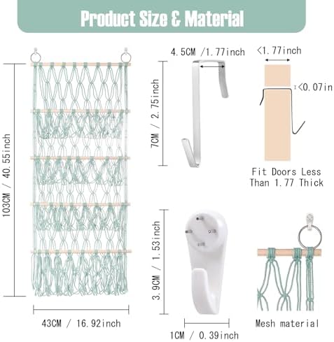 Stuffed Animal Net or Hammock Large Plushie Net Corner 4 Layer Toy Storage - Image 2