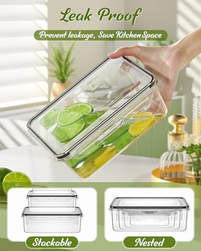 Canfanni 40 Piece Food Storage Containers with Lids, BPA-Free - Image 6