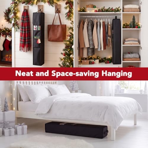Dntorx 2PCS Wrapping Paper Storage Bag 31" Gift Wrapping Organizer Storage - Image 6