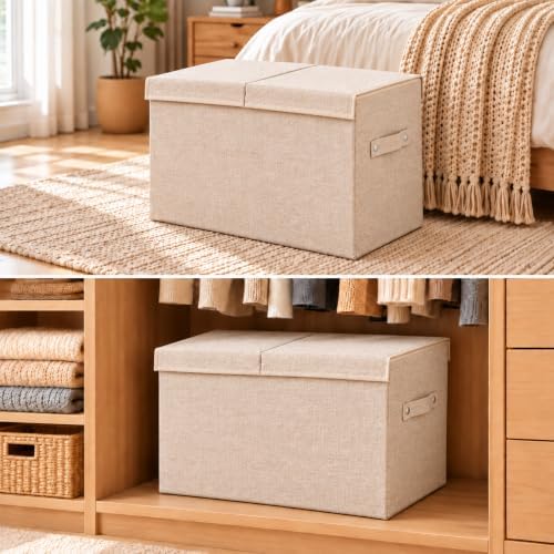 Large Toy Box Chest Storage with Flip-Top Lid, Kids Toy Storage Bin Boxes - Image 6