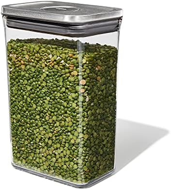 OXO Steel Pop Rectangle Medium, 2.7 qt /2.6 L, Gray by Unknown