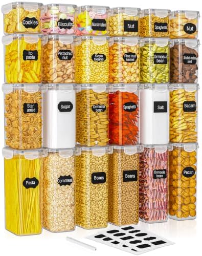 PurKeep 24-Pack Food Storage Containers Airtight by Unknown