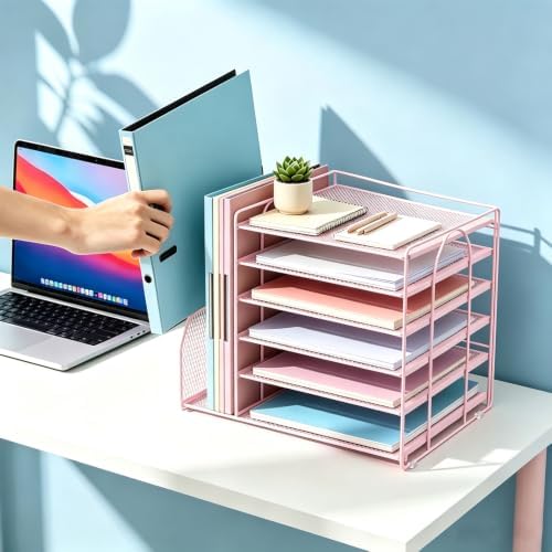 gianotter 6-Tier Paper Organizer With Magazine Holder - Image 6