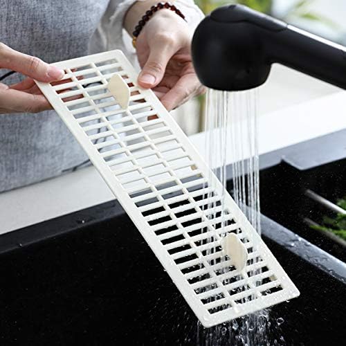 Large Flatware Tray Kitchen Drawer Organizer With Lid And Drainer - Plastic Kitchen Cutlery Tray and Utensil Storage Container with Cover - Dinnerware Holder White - Image 7