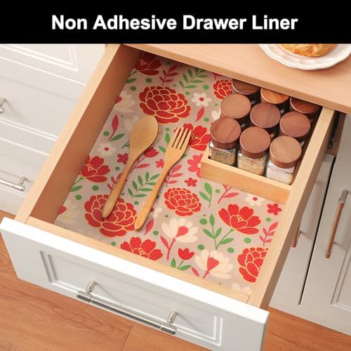Cooyes Shelf Liner Non-Adhesive EVA Cabinet & Drawer Liner 17.5" x 360" - Image 4