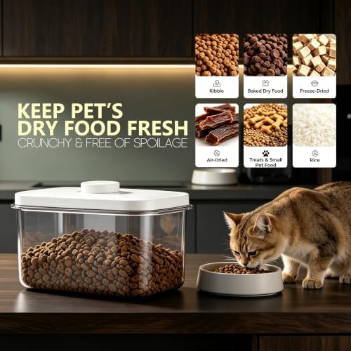 LivLab Mker 10lbs Dog Food Storage Containers With Lids & Cup - Image 2
