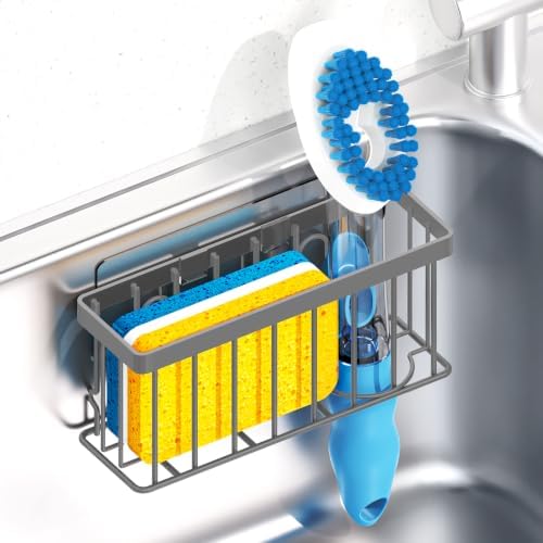 MURLONG Sponge Holder for Kitchen Sink,Sink Caddy Organizer-Gray by MURLONG