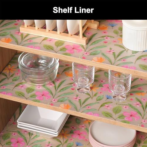 Cooyes Shelf Liner Non-Adhesive EVA Cabinet & Drawer Liner 11.8" x 120" - Image 2
