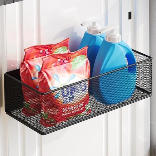 Magnetic Shelf for Washing Machine, Black, 10.63''L*4.72''W*3.03''H by WOCHUANGSI