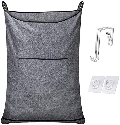Hanging Laundry Hamper,Door Hanging Hamper with Width Opening for Bathroom,Dorm, Home. by MakeLifeSimpleandEfficient
