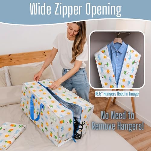 VENO 6 Pack Heavy Duty Moving Bags with Backpack Straps, Zippers & Handles, Extra Large Packing Bags for College Dorm Essentials, Moving Supplies Alternative to Cardboard Moving Boxes - Image 5