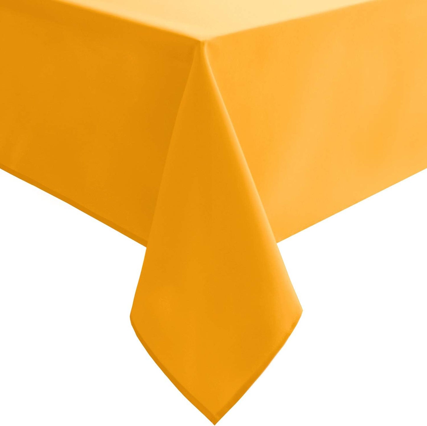 Hiasan Orange Yellow Rectangle Tablecloth - Waterproof Washable Fabric Table Cloth for Dining Party and Outdoor Use, 30 x 60 Inch