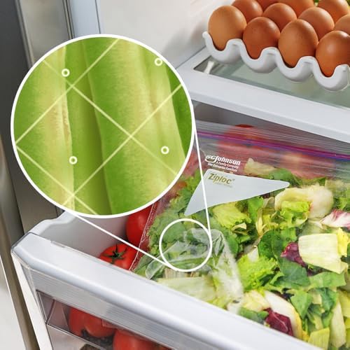 Ziploc Food Storage Produce Bags, Seal Top to Keep and Control Moisture, 50 Count (Pack of 6) - Image 3