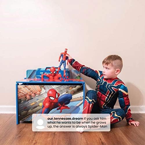 Delta Children Deluxe Toy Box, Spider-Man - Image 5