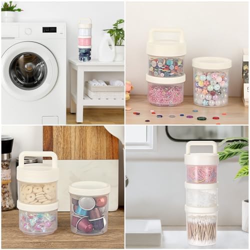 Portable Laundry Detergent Dispenser with Handle, Stackable Storage - Image 6