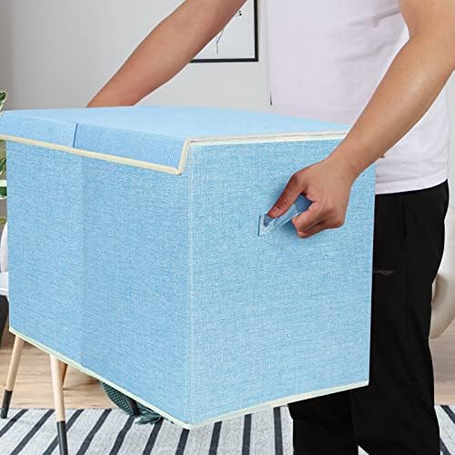 Large Toy Box Chest Storage with Flip-Top Lid, Kids Toy Storage Bin Boxes - Image 5