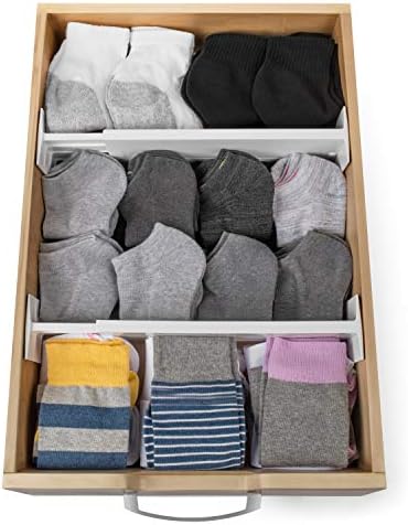 Dial Industries Dresser Drawer Organizer Dividers, Set of 2, 4.5" Deep - Image 5