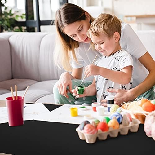 Ewen 35.6x23.5 Inch Extra Large Silicone Mats for Kitchen Counter, 2MM Thick Heat Resistant Coffee Mat Bar Mat, Glass Top Stove Cover Countertop Protector for Air Fryer, Baking, Crafts, Black - Image 2