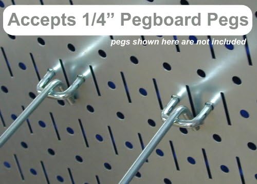 Wall Control 30-P-3232BU Blue Metal Pegboard Pack - Image 2