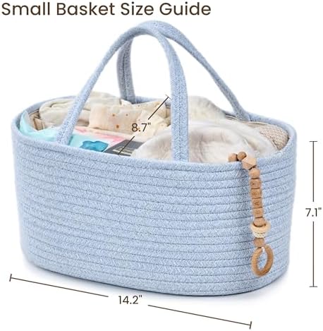 Diaper Caddy Organizer, Gift Basket for Baby Shower, Newborn Essentials - Image 2