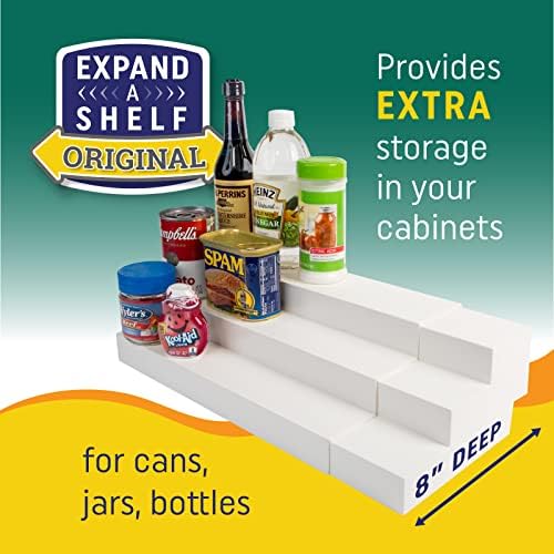 Dial Industries 3 Tier Expandable Pantry Shelf Organizer, Standard (Pack of 2) - Image 4