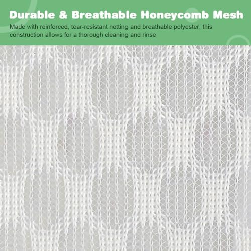 Tenn Well 2Pk 24x24" Honeycomb Mesh Laundry Bags XXL for Delicates - Image 4