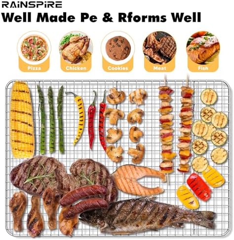Cooling Racks for Cooking and Baking True 304 Stainless Steel 12"x17" 1Pcs - Image 6