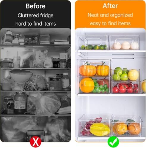 7 Pack Refrigerator Organizer Bins - Image 6