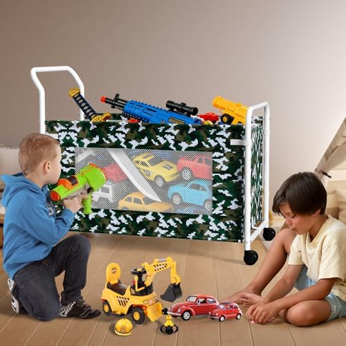 KEEGH Extra Large Toy Box for Kids, Heavy Duty Toy Storage, Camouflage - Image 2