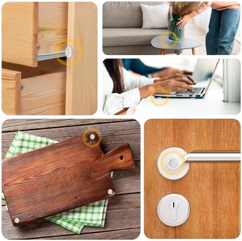 Vellax Cabinet Door Bumpers, 256 Silicone Jelly Button Pads, Adhesive - Image 6