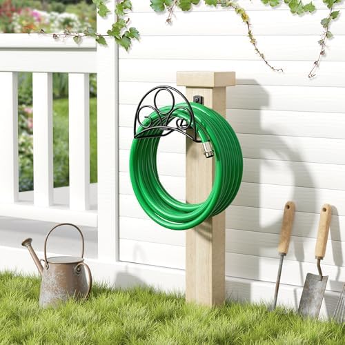 Metal Garden Hose Holder - Wall Mounted Water Hose Holder - Hose Hanger Heavy Duty for Water Hose Extension Cords Vacuum Hose - Image 3