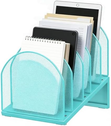 gianotter Desktop File Organizer with 5 Compartments by gianotter